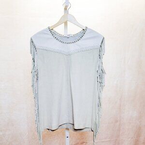 IRO Leather Fringe Tanktop